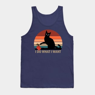 I Do What I Want Cat Tank Top